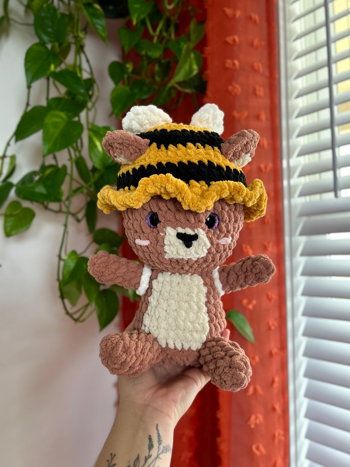 Bear with Bee Hat