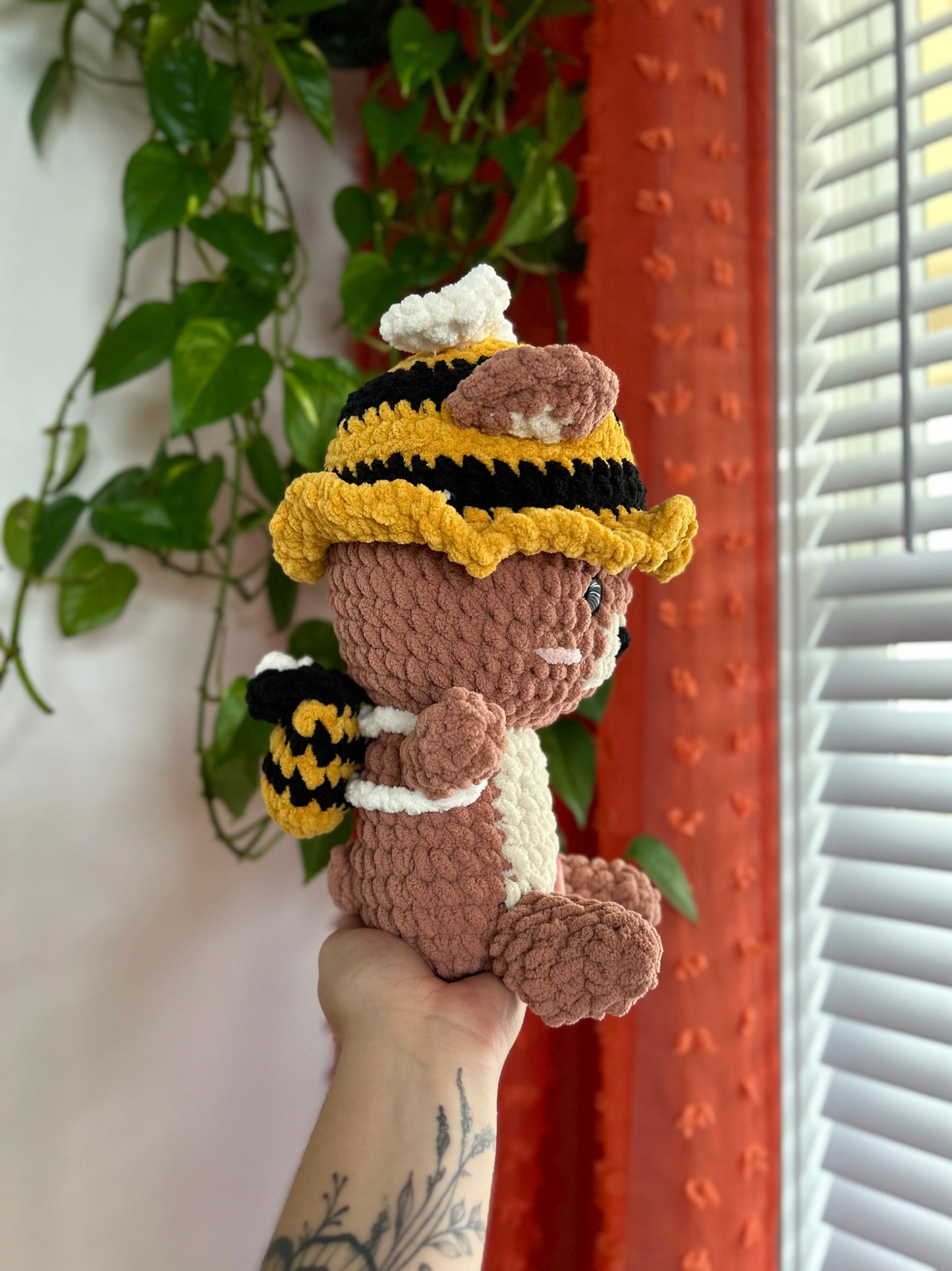 Bear with Bee Hat