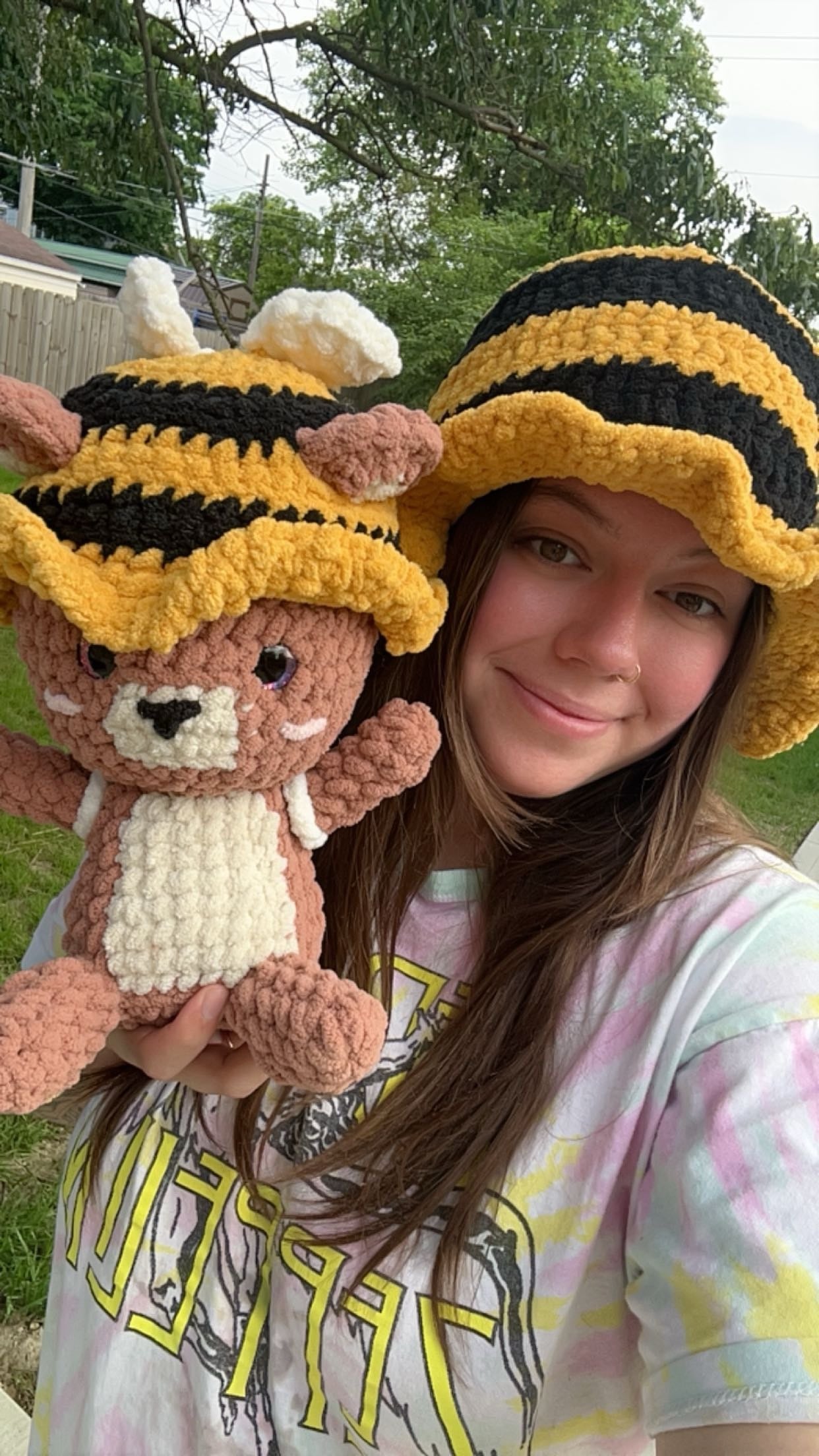 Bear with Bee Hat